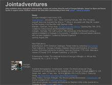 Tablet Screenshot of jointadventures.org